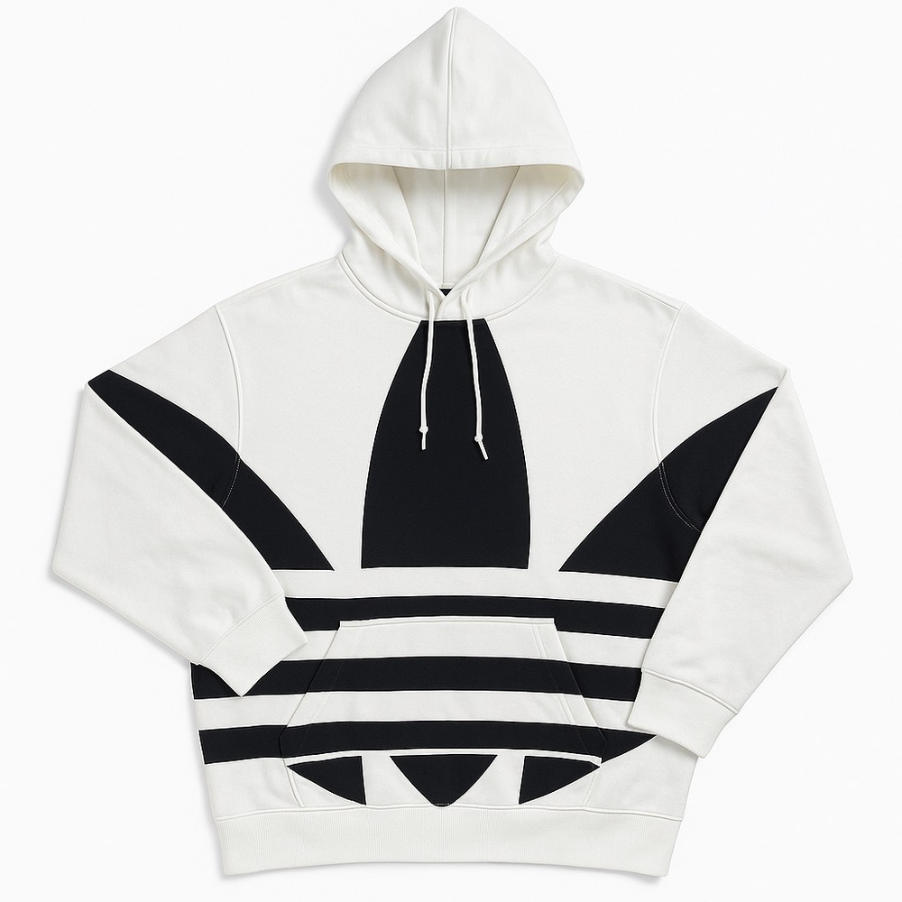 Adidas Women’s White and Black Hoodie | Size M | New with Tags